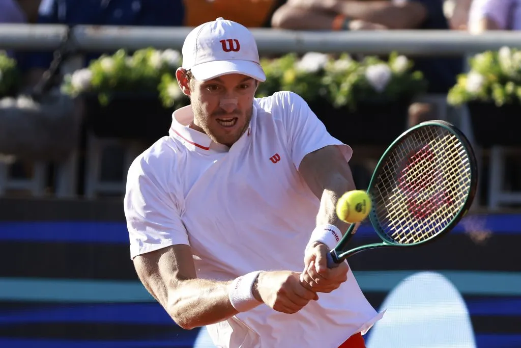 Nicolás Jarry durante el Chile Open. Foto: Felipe Zanca/Photosport