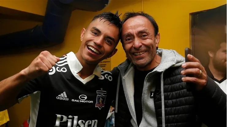 Pizarro papá chocho con el presente del Vicho.