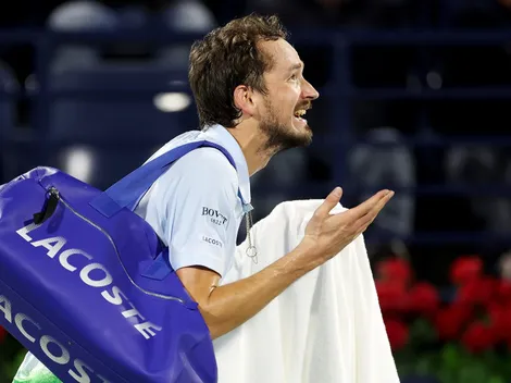 No se quedó callado: Medvedev explota tras polémico fallo en Dubái