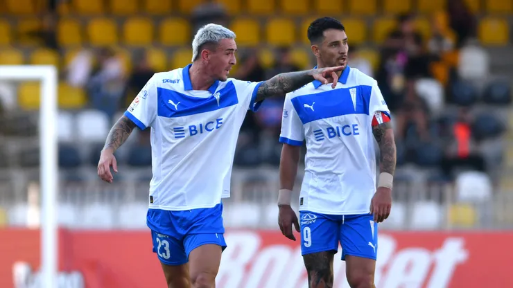 Tomás Asta Buruaga y Fernando Zampedri en la derrota de Universidad Católica con Coquimbo Unido.