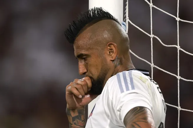 Vidal quedó muy preocupado tras salir por lesión ante O’Higgins. (Felipe Zanca/Photosport).