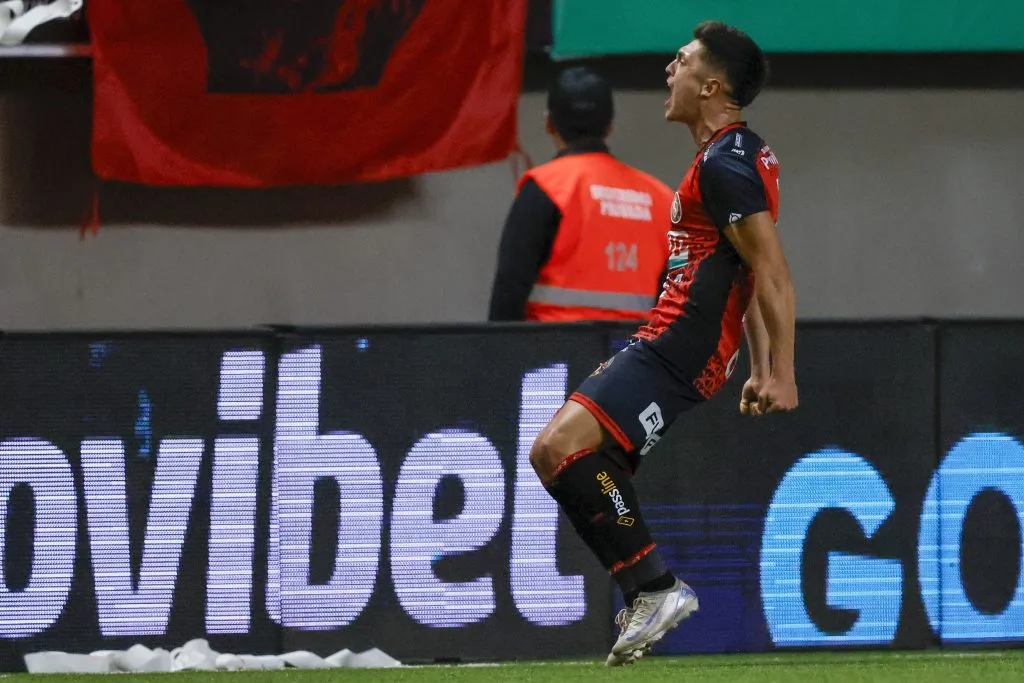 Felipe Fritz gritó así su golazo ante Coquimbo. (Andrés Piña/Photosport).