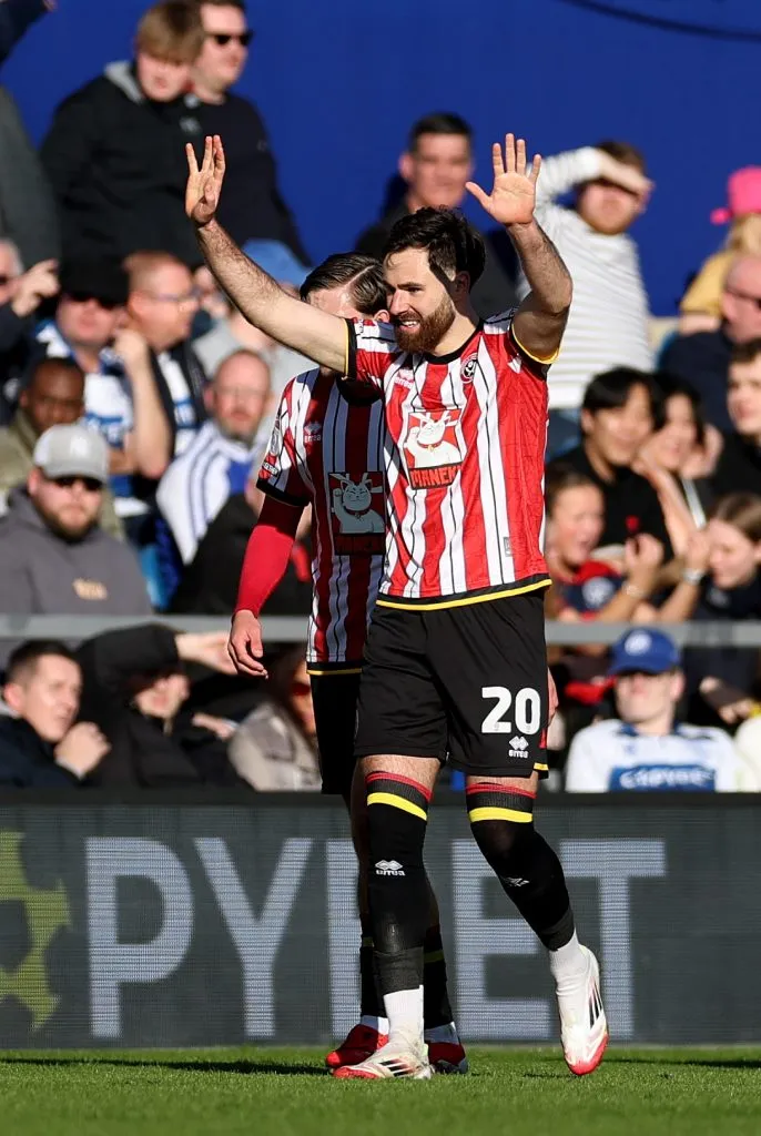 Ben Brereton celebra su gol ante el QPR |&nbsp;Getty Images