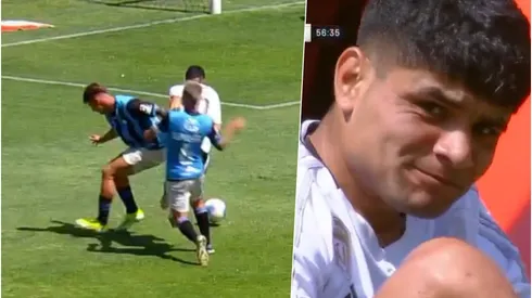 Claudio Aquino fue protagonista de la jugada del gol de Colo Colo.