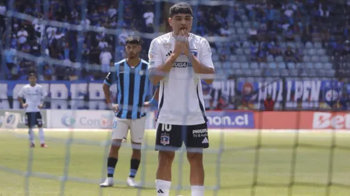 Claudio Aquino marcó su primer gol por Colo Colo.
