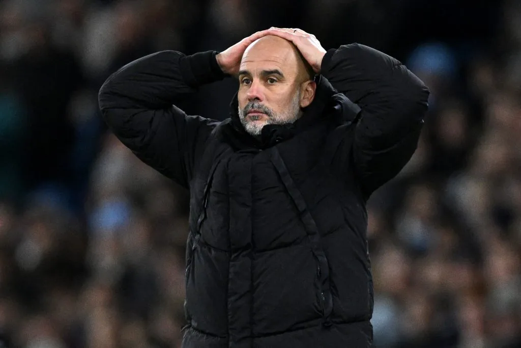 Pep Guardiola en el City. (Justin Setterfield/Getty Images).