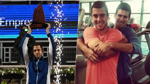 Djere es un discípulo del tenis de Novak Djokovic