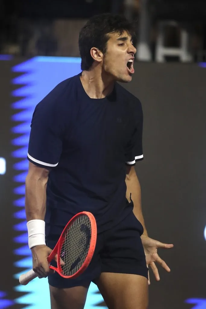 Cristian Garin en el Chile Open 2025 (Photosport).