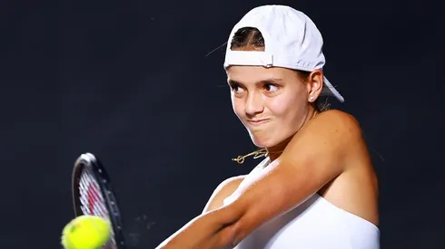 Emiliana Arango durante el Open de Guadalajara 2023