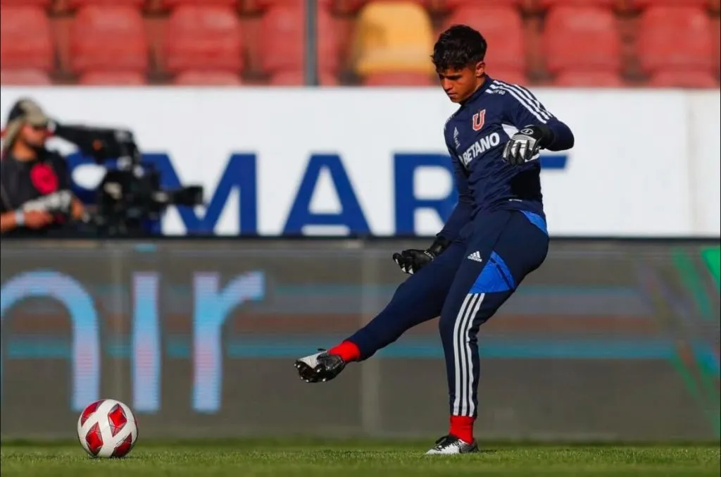 Ignacio Sáez busca salir para poder sumar más minutos. Foto: U de Chile.