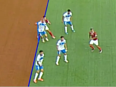 El diálogo del VAR en gol anulado a Steffan Pino: "El pie está..."