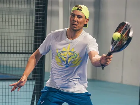 Rafael Nadal sorprende: cambia el tenis por el pádel y hace histórica dupla