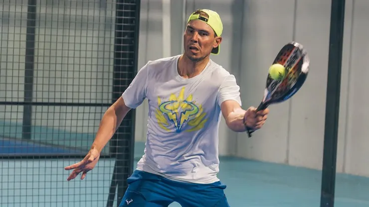 Nadal ahora se destaca en el pádel
