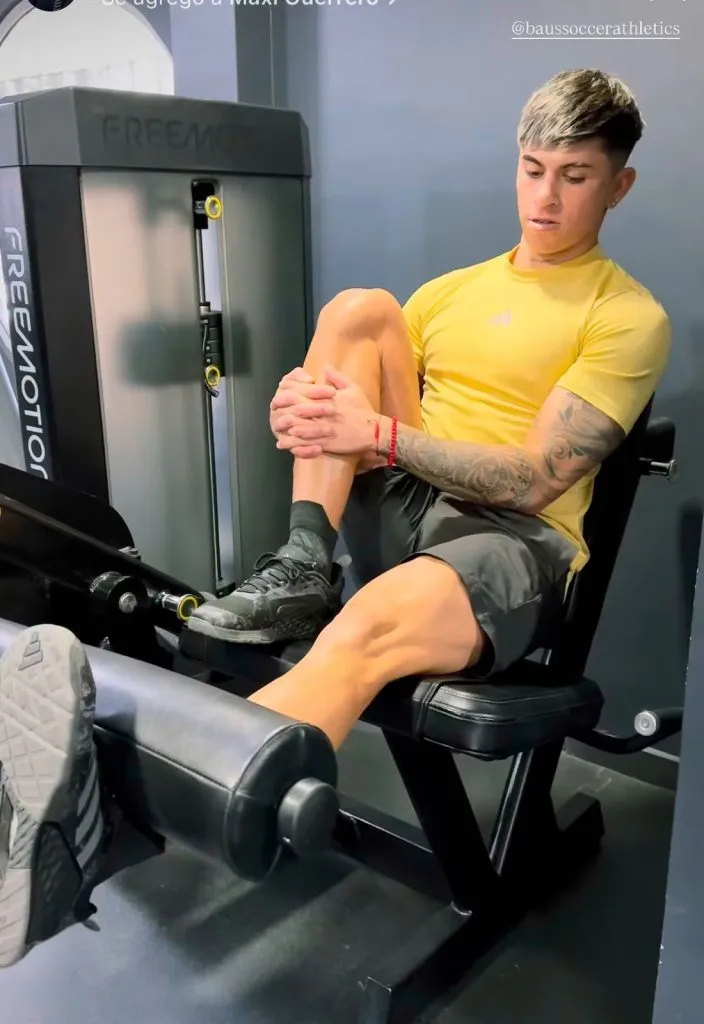 Maximiliano Guerrero muestra su trabajo de recuperación para volver en U de Chile.