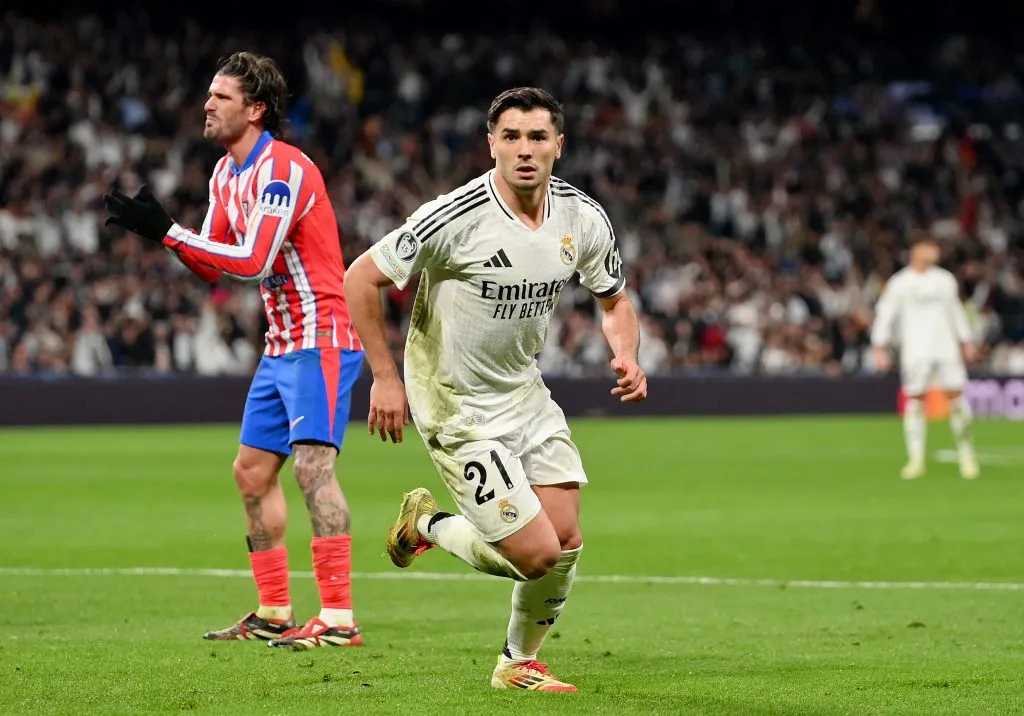 Brahím Díaz le dio el triunfo al Real Madrid ante el Atlético de Madrid en al Champions League. Foto: Getty Images.