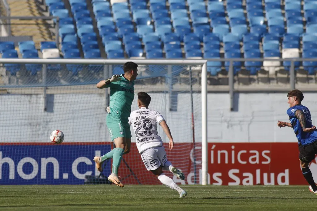 Guillermo Paiva en el último partido que jugó por Colo Colo. (Jorge Loyola/Photosport).