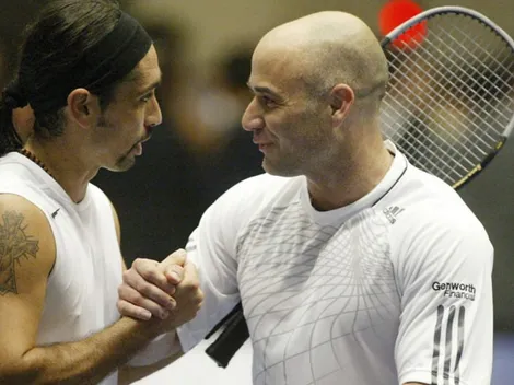 André Agassi alaba a Marcelo Ríos a pesar de acusación del Chino