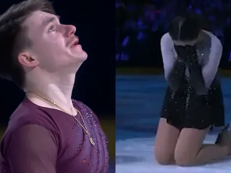 Patinadores rinden desgarador homenaje a sus padres fallecidos