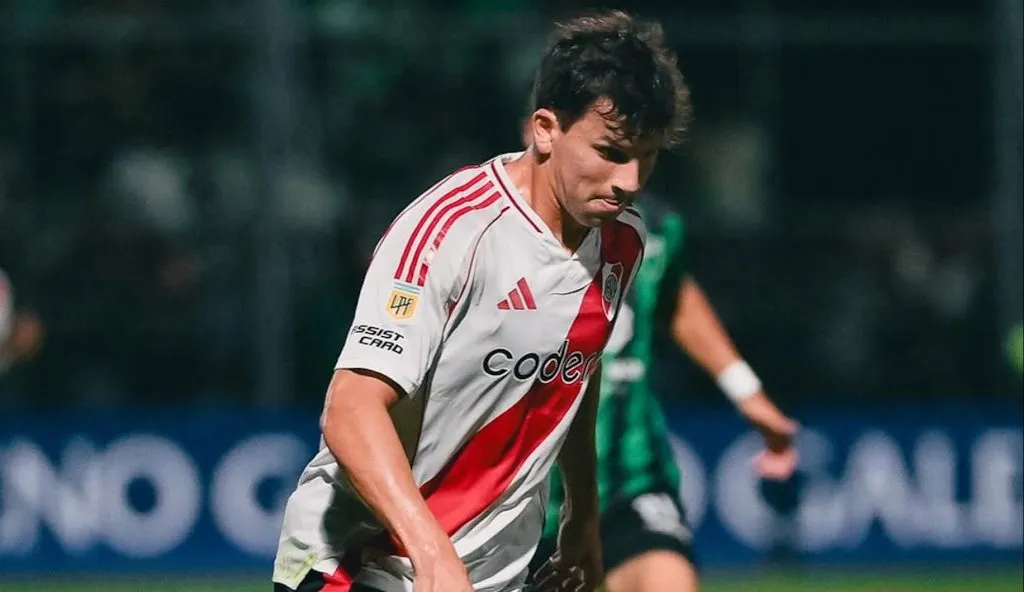 Gonzalo Tapia no ha visto una en River Plate. Foto: River Plate.