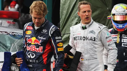 Sebastian Vettel y Michael Schumacher
