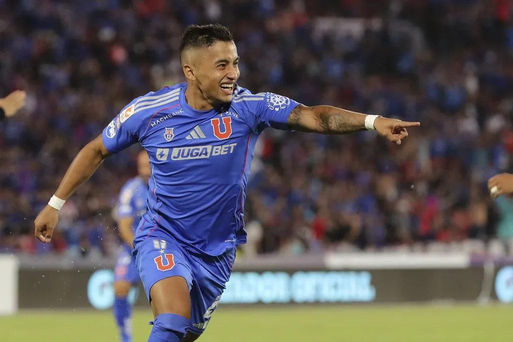 Nicolás Guerra anotó en las dos primeras fechas de Universidad de Chile en la Liga de Primera 2025. Foto: Felipe Zanca/Photosport