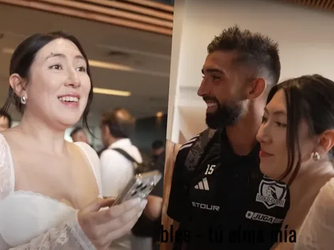 Plantel de Colo Colo le da el mejor regalo de bodas a novia