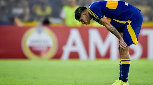 Carlos Palacios jugando por Boca Juniors.