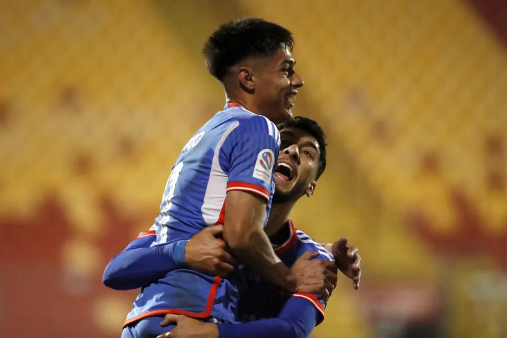 Darío Osorio le anotó a Curicó Unido su último gol en la Universidad de Chile. (Jonnathan Oyarzun//Photosport).