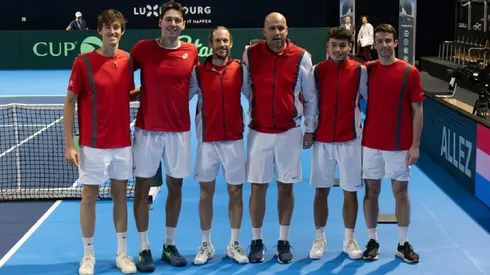 El equipo de Luxemburgo que enfrentará a Chile en la Copa Davis.