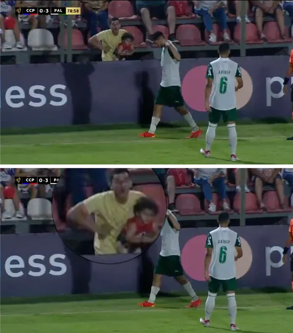 Palmeiras sufrió con los insultos racistas de los hinchas de Cerro Porteño