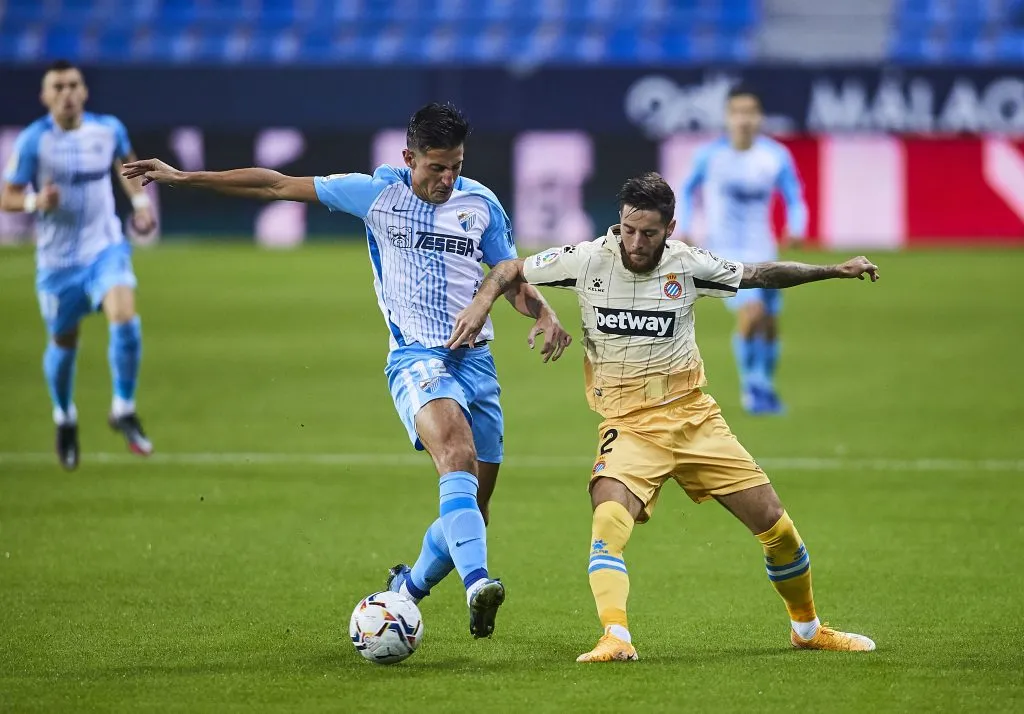 Pablo Chavarria en el Malaga CF
