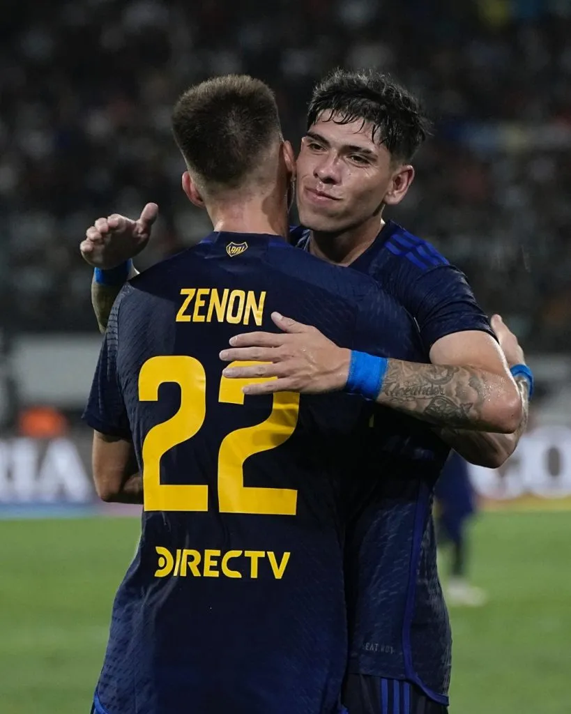 Carlos Palacios fue titular en Boca Juniors luego de no ser citado a la selección chilena. Foto: Boca Juniors.