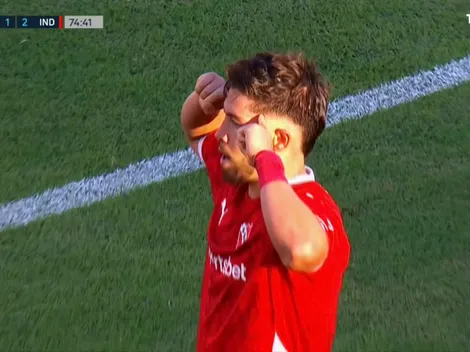 Una asistencia y un gol: Felipe Loyola la rompe ante San Lorenzo