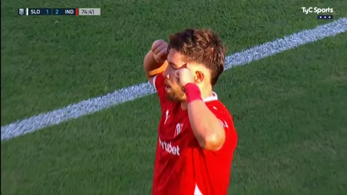 Felipe Loyola marcó por Independiente.