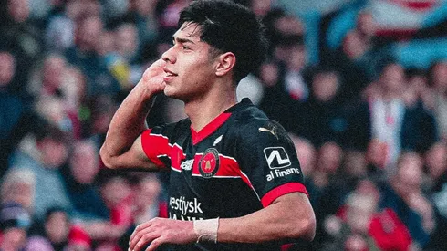 Darío Osorio revela que se queda entrenando su tiro, pero que lo tiene desde niño con potencia.