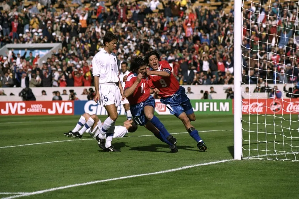 Marcelo Salas marcando el 2-1 ante Italia en el Mundial de Franci 1998 | Getty Images