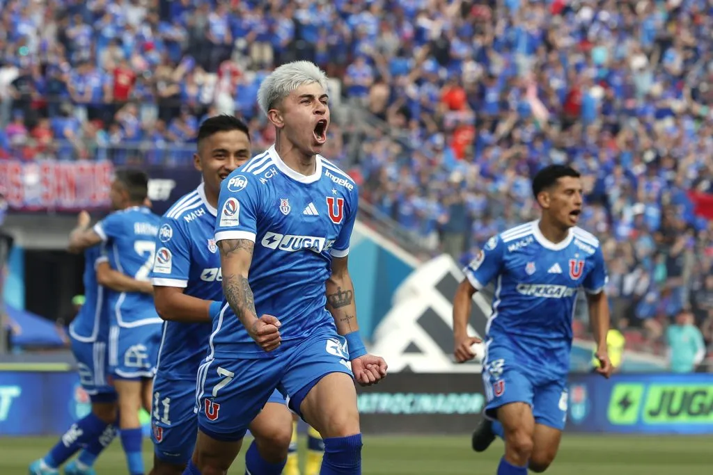 Maximiliano Guerrero fue carta goleadora de U de Chile en 2024. Foto: Felipe Zanca/Photosport