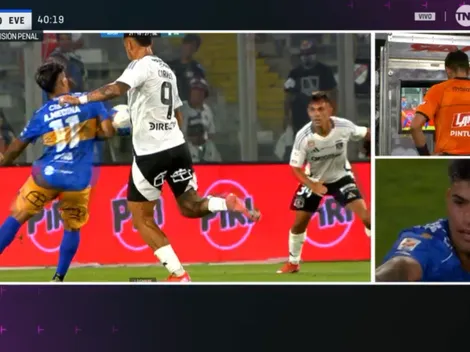Polémicas monumentales en el primer tiempo de Colo Colo vs Everton