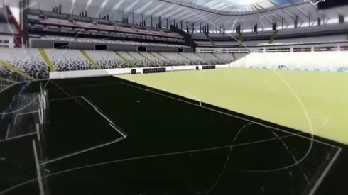 La imagen referencial que mostró Colo Colo sobre el nuevo Monumental