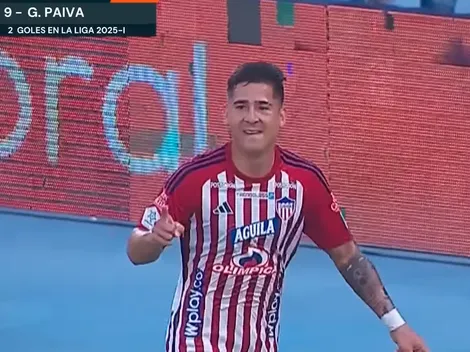 En racha: Guillermo Paiva vuelve a anotar y es figura en Junior