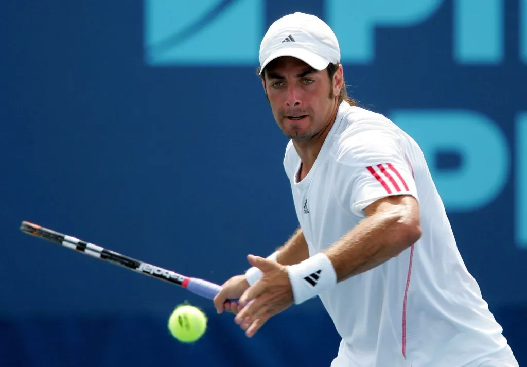 Nicolás Massú no pudo ganar el ATP de Viña.  (Photo by Matthew Stockman/Getty Images)