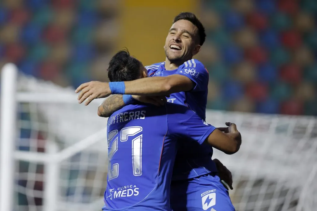 Matías Zaldivia marcó un gol por U de Chile en el sintético de La Florida, por la Copa Chile. Foto: Javier Torres/Photosport