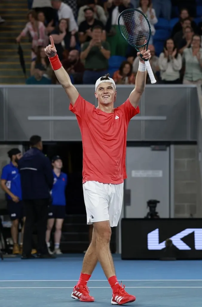 Jakub Mensik durante el Australian Open 2025 (Getty Images).