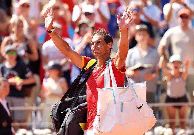 Rafael Nadal se despide de los Juegos Olímpicos 2024 tras perder contra Novak Djokovic (Getty Images).