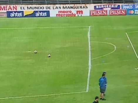 El curioso e insólito problema en una cancha de Primera en Uruguay