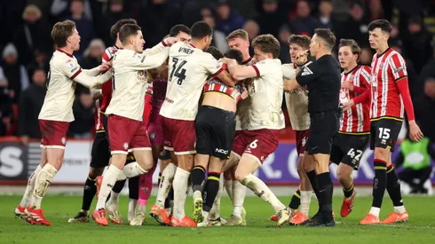 Ben Brereton y Sheffield United sufrieron un empate que terminó en polémica.