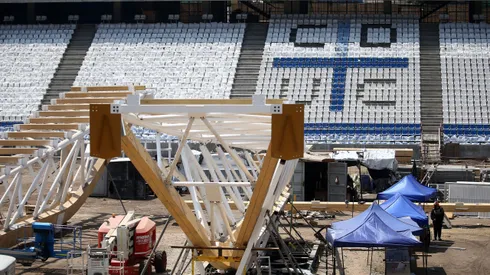 El nuevo San Carlos en su última etapa de remodelación.