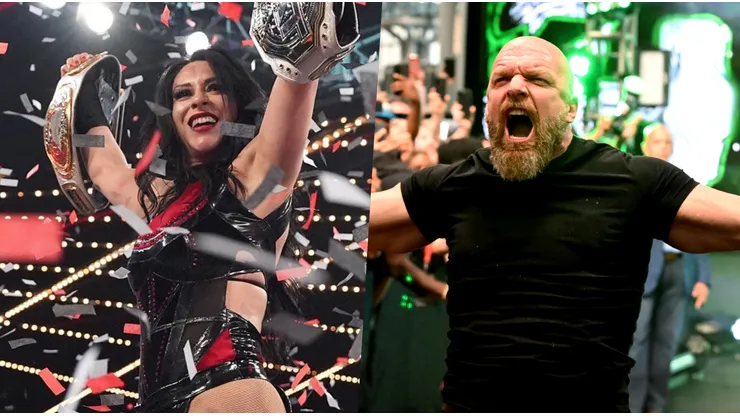 Stephanie Vaquer recibió el saludo de una leyenda como HHH.
