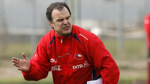 Marcelo Bielsa como DT en la selección chilena.