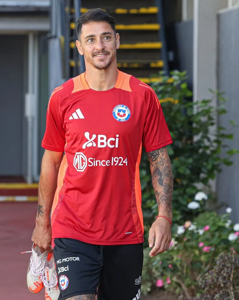 Fernando Zampedri ya se gana los elogios de Ricardo Gareca en la Roja. Foto: Comunicaciones FFCh.